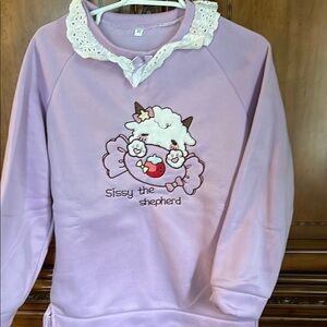 Sissy the Shepherd Women's Purple Sweatshirt